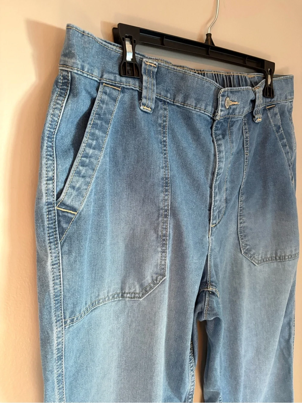 Old Navy OG Chino High Waisted Denim Pants Blue L  Granola Normcore